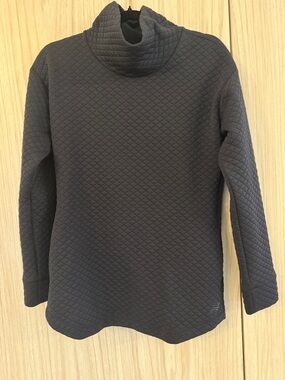New Balance Quilted Black Turtleneck Pullover